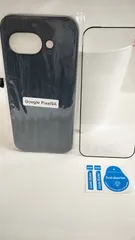 最新機種ケース！Pixel9a　ブルーと保護ガラスセット