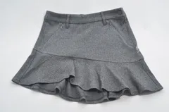 coco 中古 デサントゴルフ DESCENTE GOLF レディース スカート SS グレー ヘリンボーン柄 小さい coco 中古 デサントゴルフ DESCENTE GOLF レディース スカート