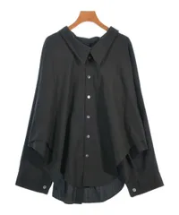 LIMI feu 24AW ワッシャー タイプライター変形ブラウス 黒2