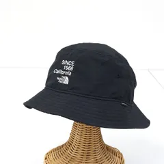 THE NORTH FACE 1966 カリフォルニアハット USED品 ザノースフェイス NN02241A フリーサイズ ブラック ロゴ刺繍 ユニセックス X6695