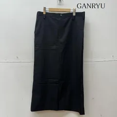 GANRYU ガンリュウ スカート ロングスカート 14AW ウール ギャバジン ラップ ロング スカート AD2013