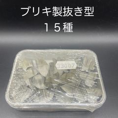 【新品・未使用】ブリキ製　抜き型　１５種