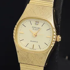 SUNLORD PLAYTH QZ アイボリー文字盤 石付 レディース腕時計 OGH 2550000 NSK