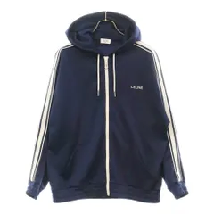 CELINE ネイビー フード付きジャージ上下セット