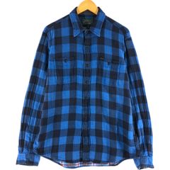 古着 ラルフローレン Ralph Lauren POLO COUNTRY ポロカントリー 長袖 ライトネルチェックシャツ メンズL相当/eaa527050