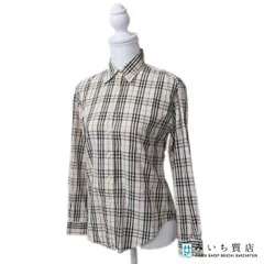 BURBERRY バーバリー ノバチェックシャツ 長袖シャツ トップス Sサイズ コットン100 ベージュ系 M4269