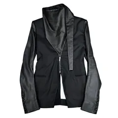 10中8程gareth pugh ガレスピュー 変形レザージャケット　46