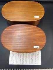 曲げわっぱ弁当箱漆仕上げ700ml、500ml2個セットのサムネイル