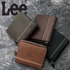 Lee リー 0520528 ラウンド財布 牛革 ステッチ 二つ折り 人気 プレゼント 父の日 誕生日 おしゃれ 小物 さいふ サイフ ウォレット レザー メンズ DK DC コンパクト クリスマス 兼用 /RB/ST