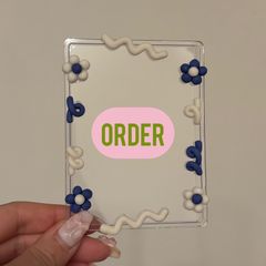 No.508  マットなお花トレカケース🪻