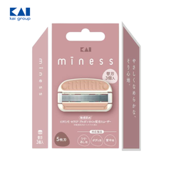 【新品未使用】マイネス カミソリ 替刃 3個入り 貝印 うで・あし用 ボディ用 背中用 送料無料 即日配送 匿名配送