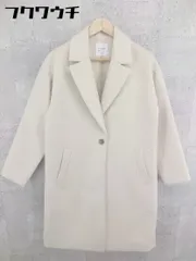 ■ BACK NUMBER バックナンバー 長袖 チェスター コート サイズM ベージュ レディース  【中古】 【1002802300837】