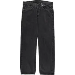 古着 リーバイス Levi's 505 ブラックデニム テーパードデニムパンツ メンズw35相当/eaa566634