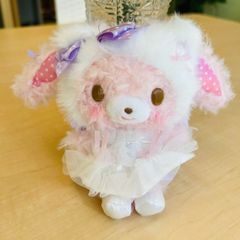 [サンリオ] マスコットホルダー（白猫バレリーナ） ぼんぼんりぼん 414638