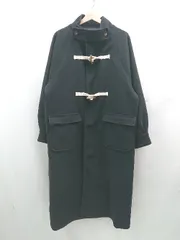 ◇ ⊇ classicalelf クラシカルエルフ 防寒性良好 長袖 ロングダッフル コート サイズM ブラック系 レディース E  【1507160028695】