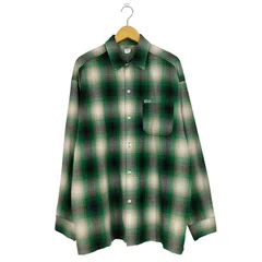 キャルトップ CALTOP USA製 L/S SHIRT オンブレチェック シャツ メンズ import：XL 