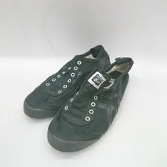 ◇ Θ アシックス 紐無し　カジュアル スニーカー サイズ22.5 ブラック系 レディース E  【1505130008197】