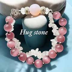 [花雫ローズクォーツ]水晶 満天天珠 ピンクオパール 他 花雫◇ローズクォーツ]水晶 満天天珠 ピンクオパール 他