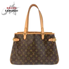 美品 LOUIS VUITTON ルイヴィトン モノグラム バティニョール オリゾンタル ブラウン M51154 トートバッグ ショルダーバッグ 410979【中古】