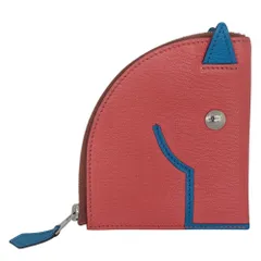 Hermes エルメス　パドック　コインケース　ウォレット　ブルーゼフィール Hermes*パドックウォレット レザーミニ財布♪コインケースにも