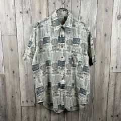 OLD MILAGOSTA 90s ミラゴスタ 半袖 アート柄 シャツ L