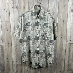 OLD MILAGOSTA 90s ミラゴスタ 半袖 アート柄 シャツ L