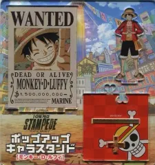 【中古】アクリルスタンド・アクリルパネル モンキー・D・ルフィ ポップアップキャラスタンド 「劇場版 ワンピース STAMPEDE」 劇場グッズ