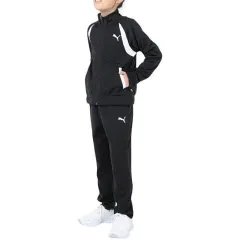 プーマ(PUMA) 上下セット キッズ ジャージ ポリ トリコット トレーニング 675780 ブラック(01) 130cm