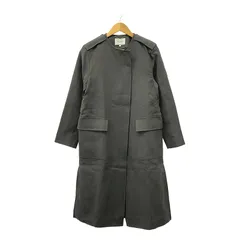 【美品】  BEIGE， / ベイジ | ノーカラー ロングコート | 2 | グレー | レディース