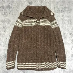 ユーロ古着　ニット　プルオーバー　セーター　ウール