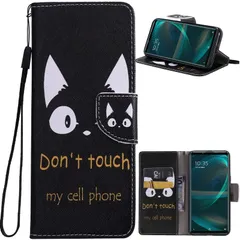 【迅速発送】FOR Sony Xperia 5 III SO-53B/SOG05 ケース スマホケース 手帳型 ケース FOR Sony Xperia 5 III SO-53B/SOG05 カバー 猫 ストラップホール付きスタンド機能付き スマホカバー 財布型