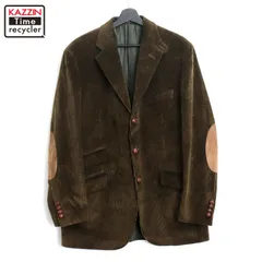 90s vintage RALPH LAUREN エルボーパッチ コーデュロイ テーラードジャケット メンズ Lサイズ相当