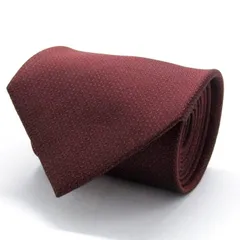 ゲラルディーニ ブランド ネクタイ 格子柄 パネル柄 シルク PO  メンズ ブラウン GHERARDINI 【中古】のサムネイル