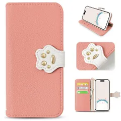 ☆MAGICASE For iPhone 15 ケース 手帳型 可愛い iPhone15 手帳型ケース 人気 猫 アイフォン 15 ケース 手帳型 携帯ケース 動物 スマホケース iPhone 15 ケース (iPhone 15，6.1inch)オレンジ