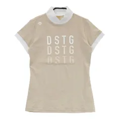 サイズ：S DESCENTE GOLF デサントゴルフ  モックネック 半袖 Tシャツ  ベージュ系 [240101475529] ゴルフウェア レディース ストスト