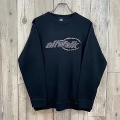 【 airwalk エアウォーク 】ロゴ 刺繍 スウェット スエット トレーナー Mのサムネイル