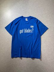 00s hp “got blades?” Good print tee