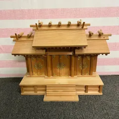 ⭐︎⭐︎ 神棚 神具 日本製 ひのき 屋根違い 神