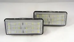 hotimp 互換品 互換品 ランドクルーザー ランクル 100系 200系 プラド 120系 マークX クラウン 210系 SAI LED 18個x2 プレートライト ナンバー灯 トヨタ 専用設計 球切れ警告キャンセラー内蔵 安心の日本企業のサムネイル