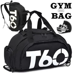 3WAY ボストンバッグ リュック ジムバッグ メンズ レディース ショルダーバッグ 旅行 リュックサック 軽量 アウトドア キャンプ スポーツ ジム ゴルフ シューズ収納 防水 おしゃれ かわいい 男 女子 高校生 7987683 ブラック×ホワイト