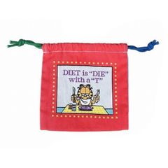 新品 🇺🇸 DRAWSTRING BAG 巾着袋【GARFIELD】ガーフィールド 両面プリント POUCH ポーチ アメリカン雑貨 小物入れ 給食セット 旅行 サブバッグ 入園入学 プレゼント