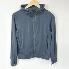 (^w^)b UNIQLO ユニクロ エアリズムUVカット メッシュパーカー フーディ 薄手 シンプル 羽織り ベーシック 定番 アウトドア デイリー タウンユース 冷房対策 日焼け対策 ブラック 黒 レディース サイズS