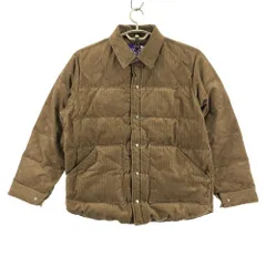 【中古】THE NORTH FACE PURPLE LABEL 21AW コーデュロイシャツジャケット サイズM ブラウン ND2154N nanamica別注 ダウン[19]