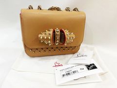 Christian Louboutin/クリスチャンルブタン SWEET CHARITY BABY SPIKES CALF PARIS スイートチャリティー スタッズショルダーバッグ