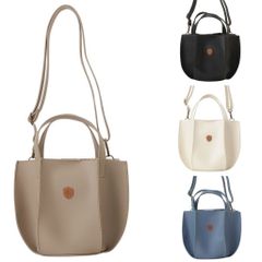 バケットバッグ 6242 [chiemi sacs チエミサックス] シンプル 2WAY ショルダーバッグ ハンドバッグ オシャレ  自立 レディース