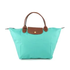 新品 ロンシャン LONGCHAMP ハンドバッグ ル プリアージュ トップハンドルバッグ Mサイズ ターコイズ