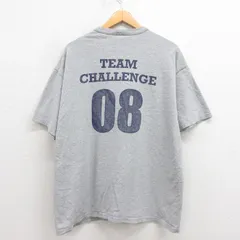 XL/古着 チャンピオン champion 半袖 ビンテージ Tシャツ メンズ 00s チーム 大きいサイズ クルーネック グレー 霜降り 25aug23 中古