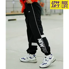 【ムラスポ公式】NEW ERA ニューエラ メンズ トラックパンツ ジョガーパンツ ジャージ ナイロン セットアップ対応 ブラック ムラサキスポーツ限定 13944298