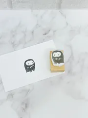消しゴムはんこ　ふくろうのはんこ