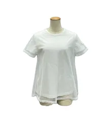美品 モンクレール メッシュレイヤード半袖Tシャツ レディース SIZE XS MONCLER